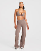 Engage Straight Leg Leggings - Warm Taupe