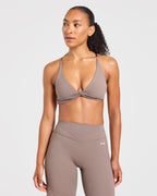 Engage Sports Bra - Warm Taupe