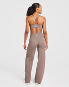 Engage Straight Leg Leggings - Warm Taupe
