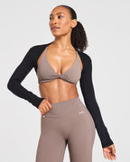 Engage Sports Bra - Warm Taupe