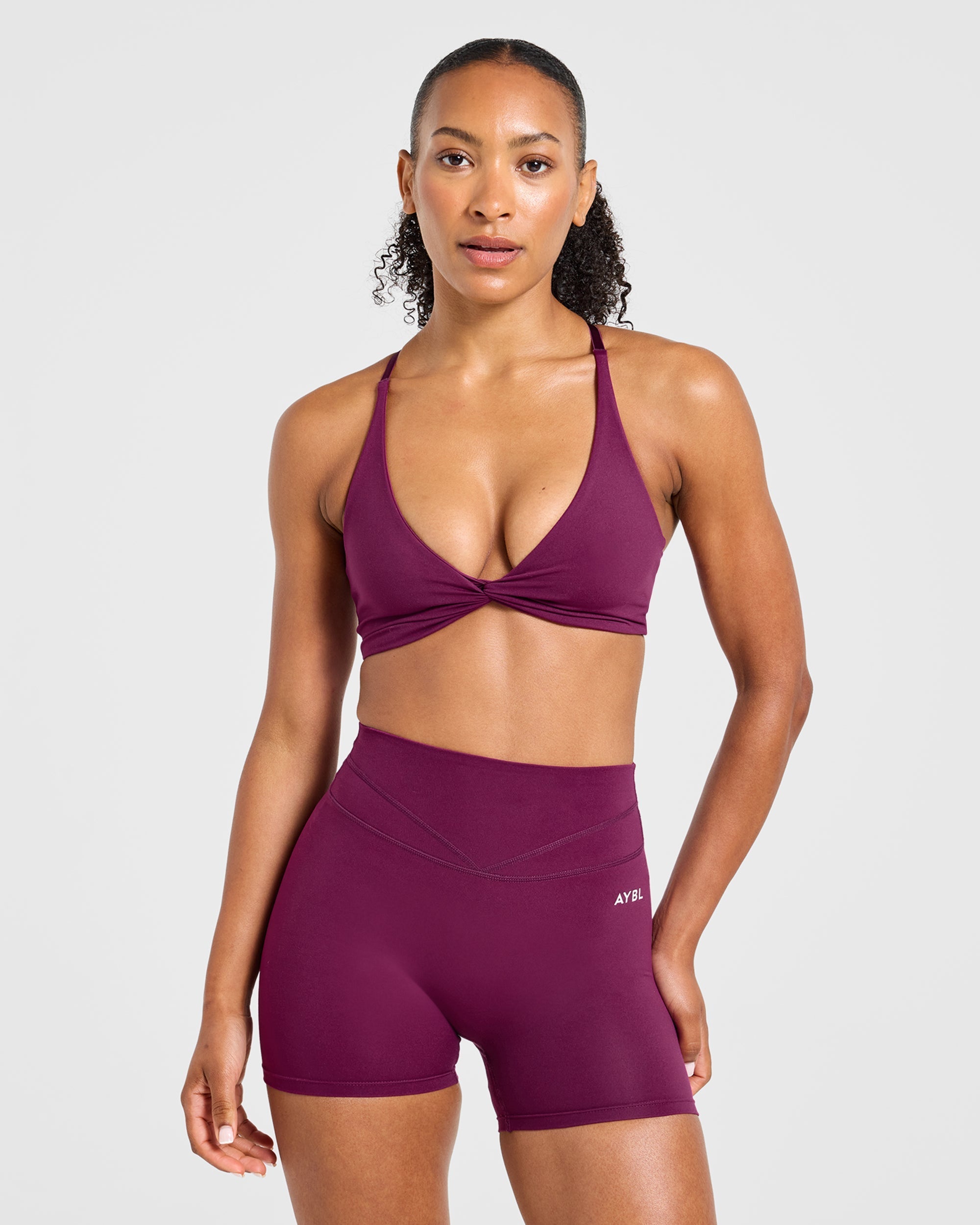 Engage Sports Bra - Rich Plum
