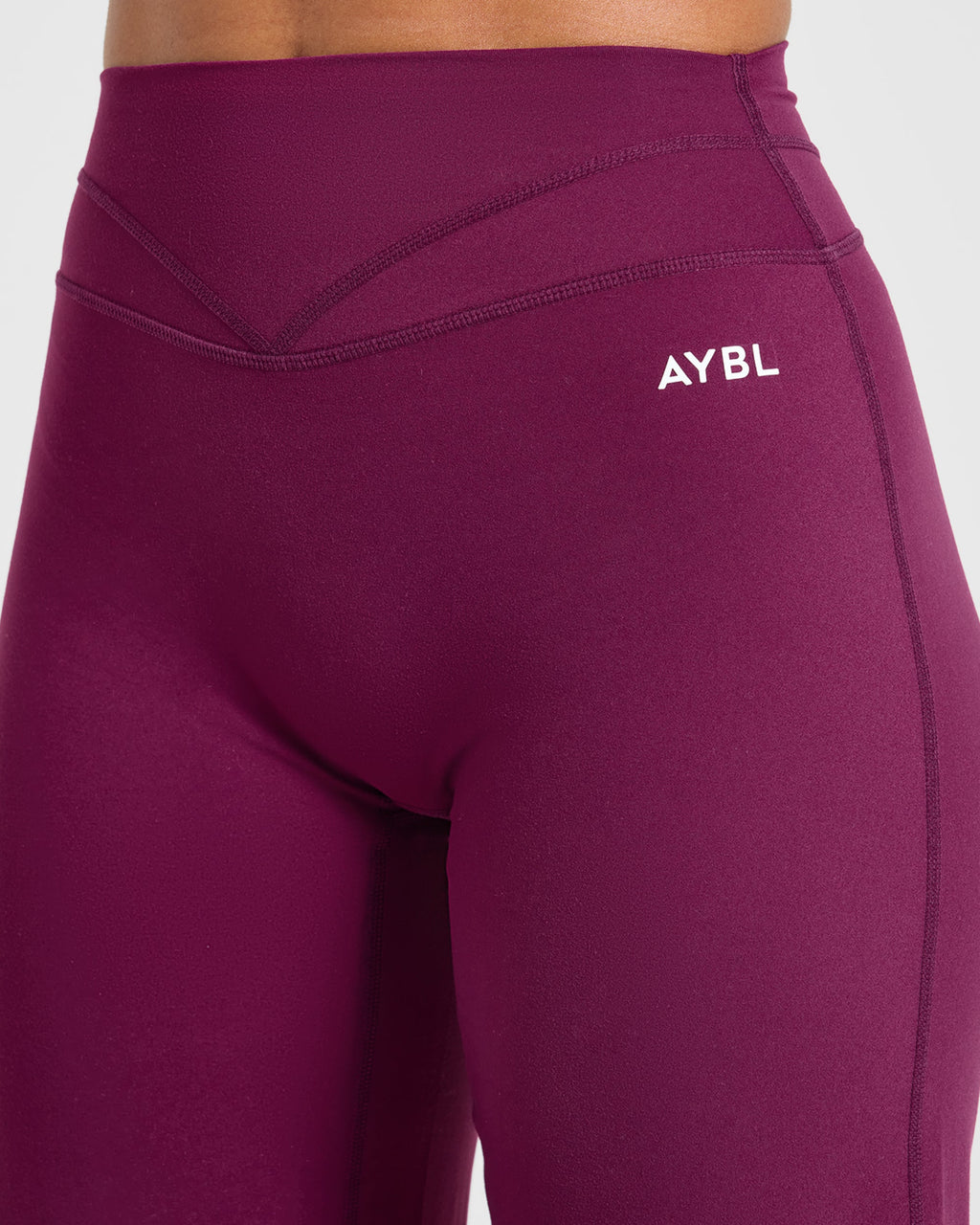 Engage Straight Leg Leggings - Rich Plum