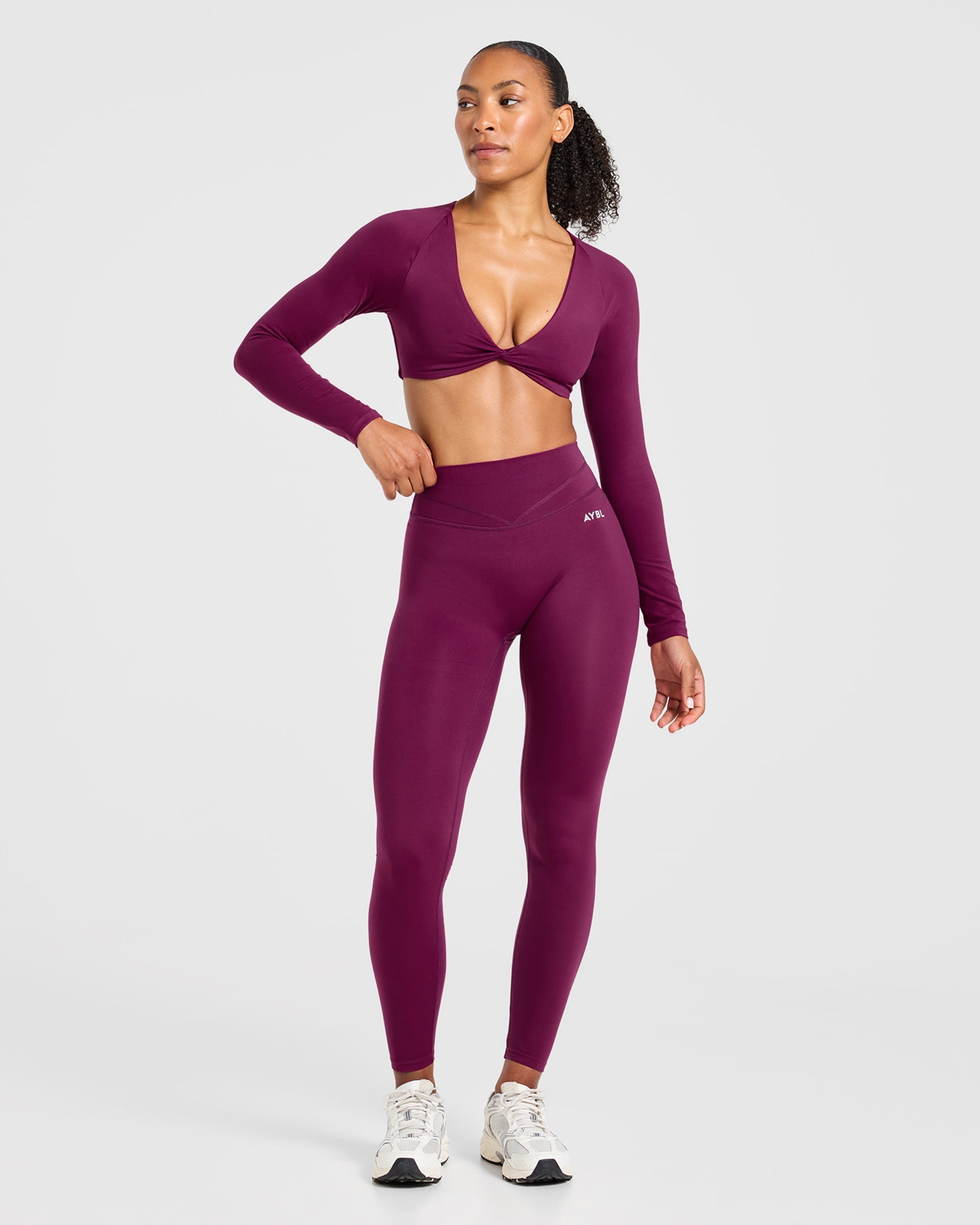 Engage Leggings - Rich Plum