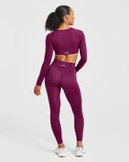 Engage Leggings - Rich Plum