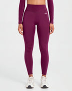 Engage Leggings - Rich Plum