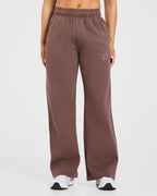 Varsity Applique Oversized Straight Leg Joggers - Bruin