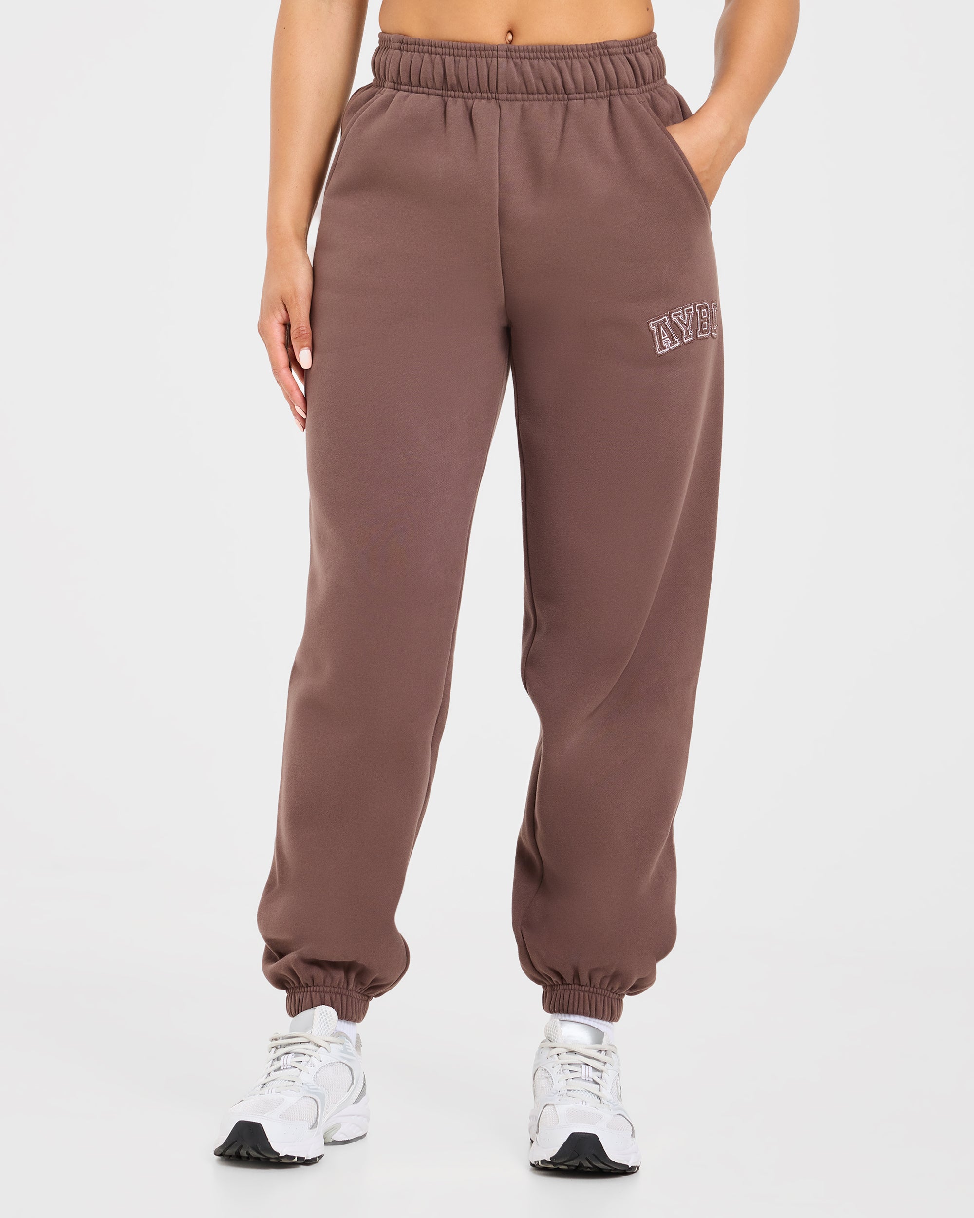 Varsity Applique Oversized Joggers - Bruin