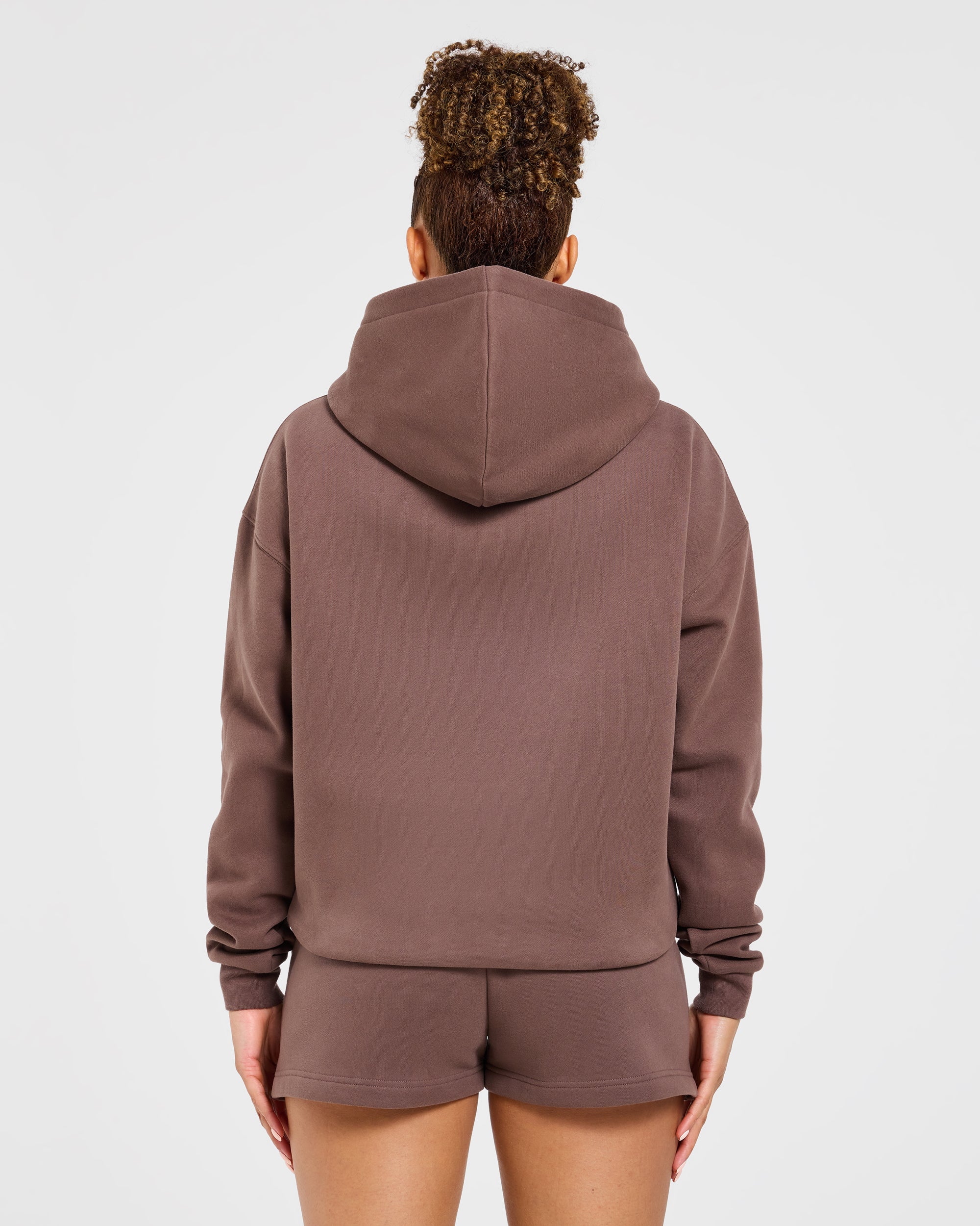 Varsity Applique Oversized Hoodie - Bruin