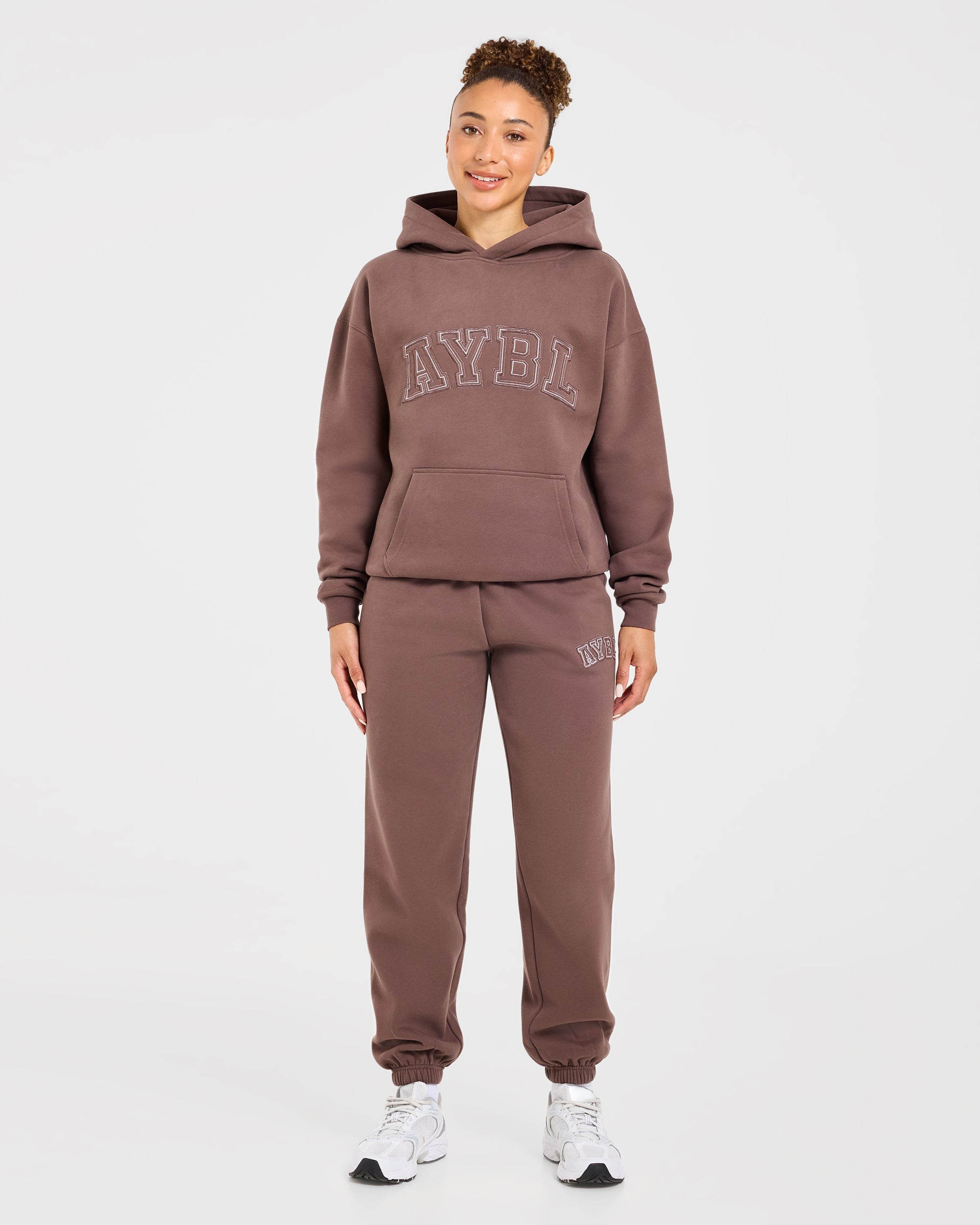 Varsity Applique Oversized Joggers - Bruin