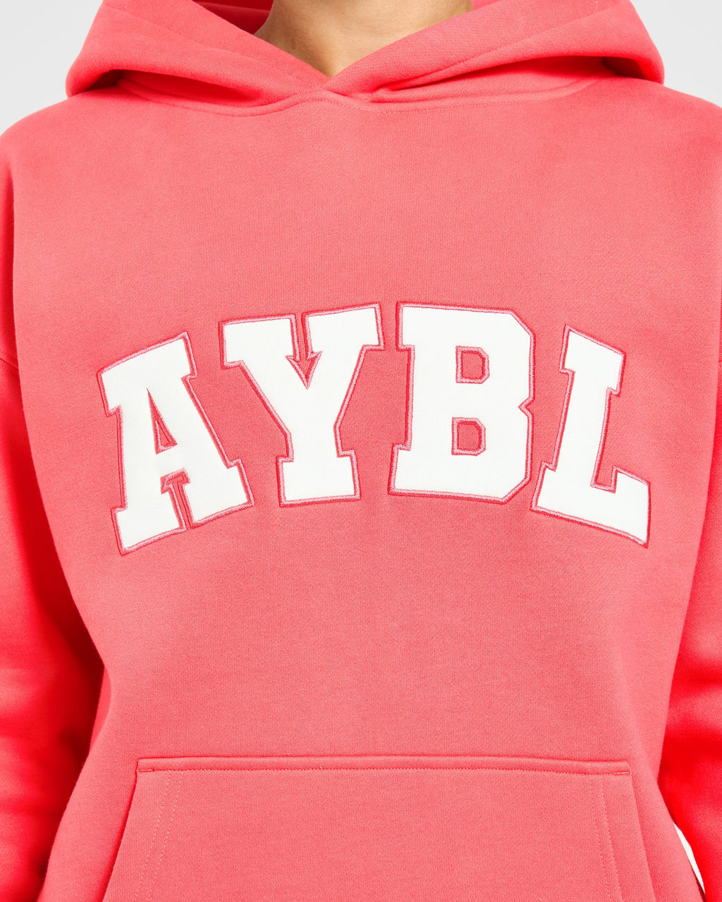 Varsity 2.0 Oversized Hoodie - Summer Coral