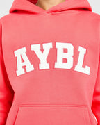 Varsity 2.0 Oversized Hoodie - Summer Coral