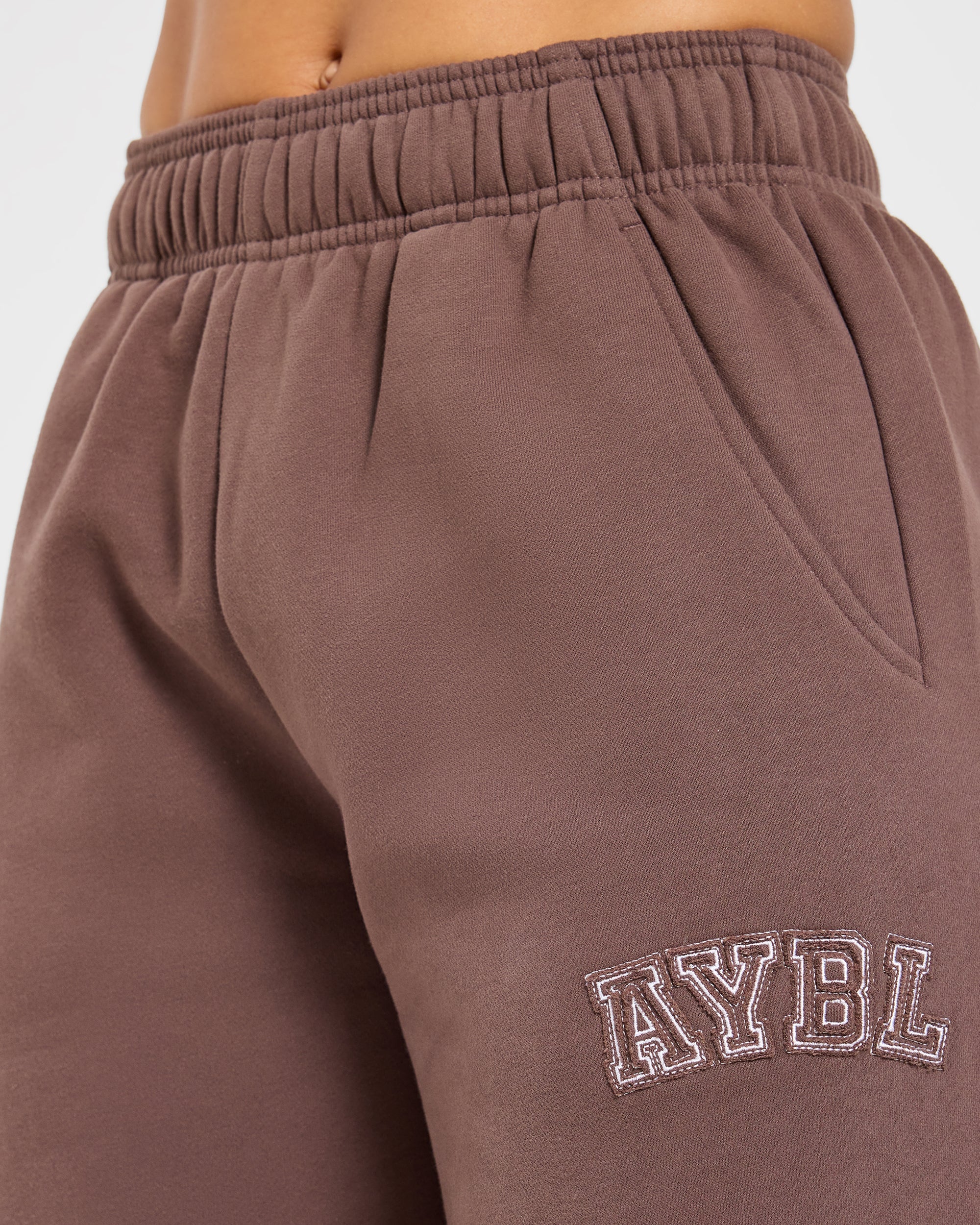 Varsity Applique Oversized Straight Leg Joggers - Bruin