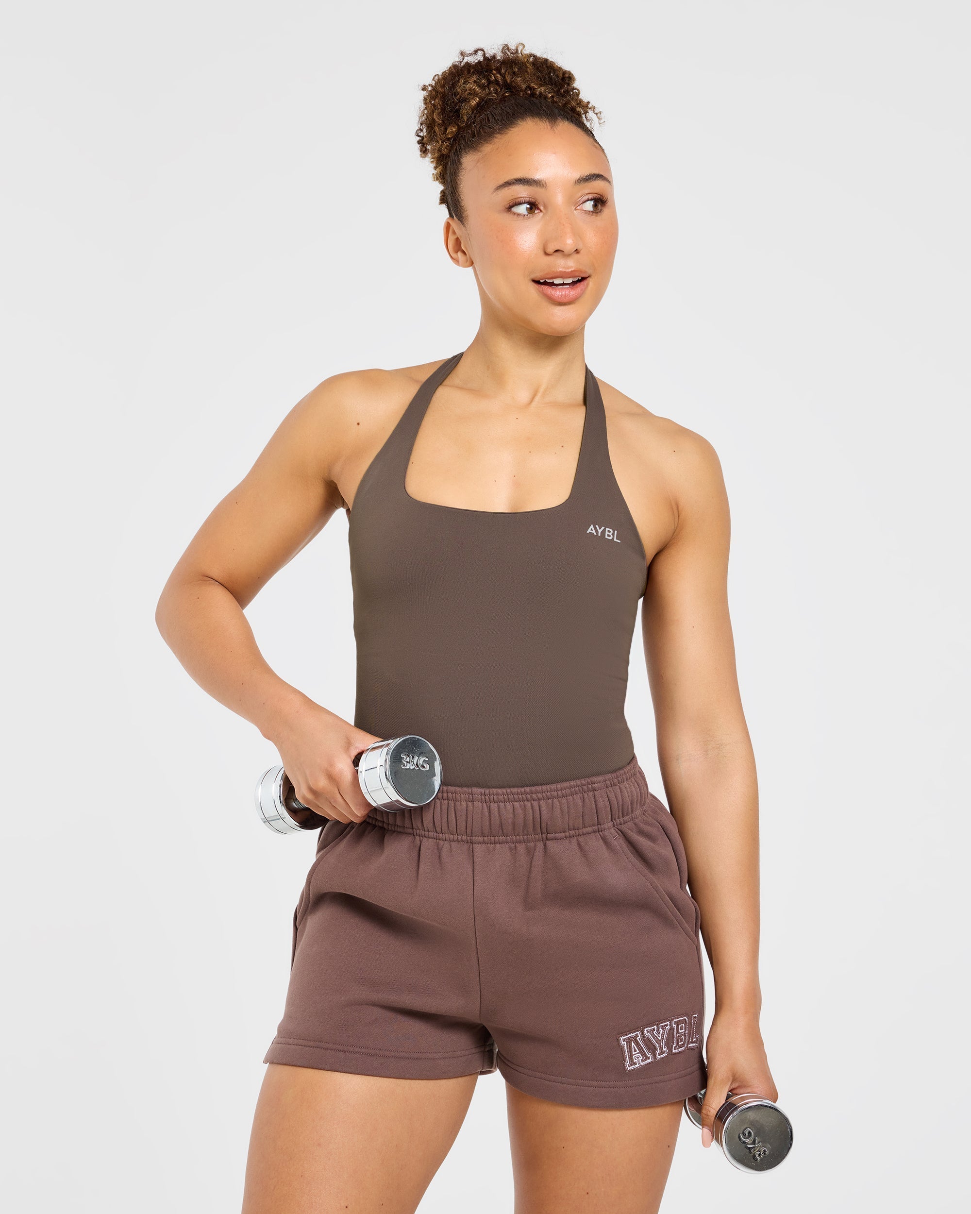 Varsity Applique Oversized Shorts - Bruin