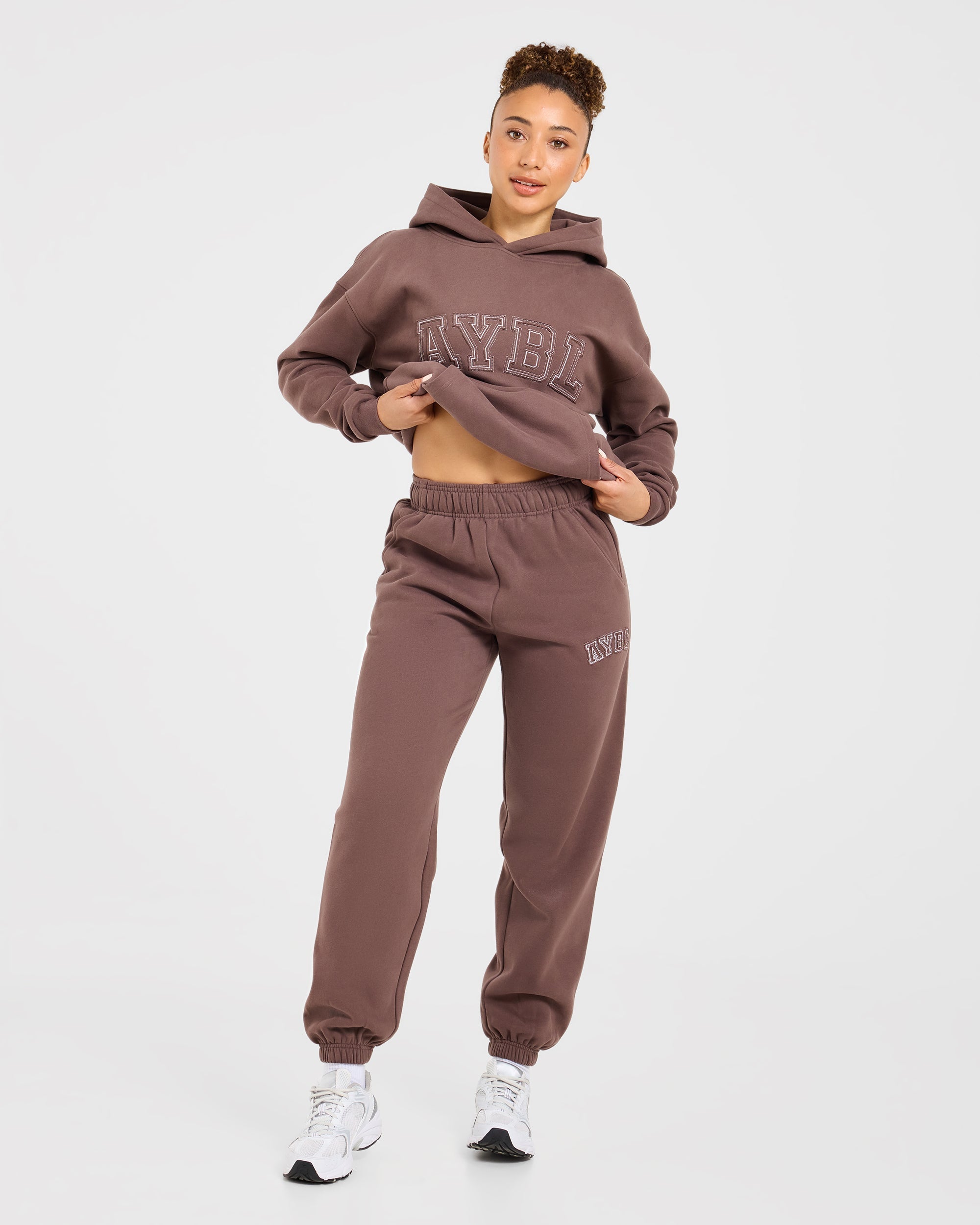 Varsity Applique Oversized Joggers - Bruin