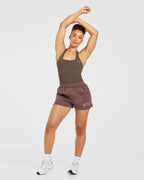 Varsity Applique Oversized Shorts - Bruin