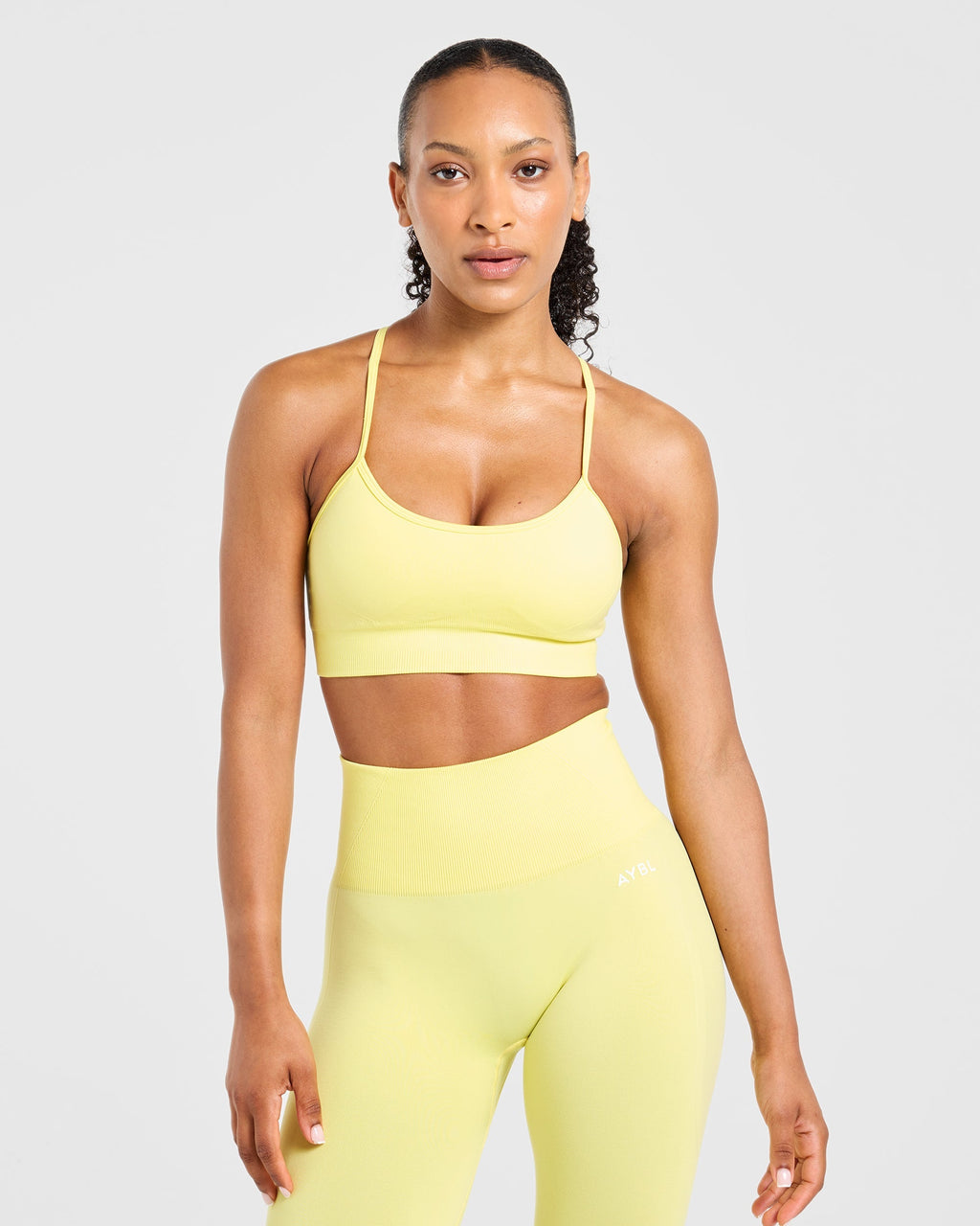 Empower Seamless Sports Bra - Lemon