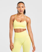 Empower Seamless Sports Bra - Lemon