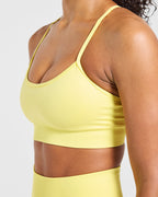 Empower Seamless Sports Bra - Lemon