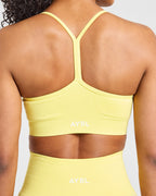 Empower Seamless Sports Bra - Lemon