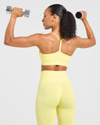 Empower Seamless Sports Bra - Lemon