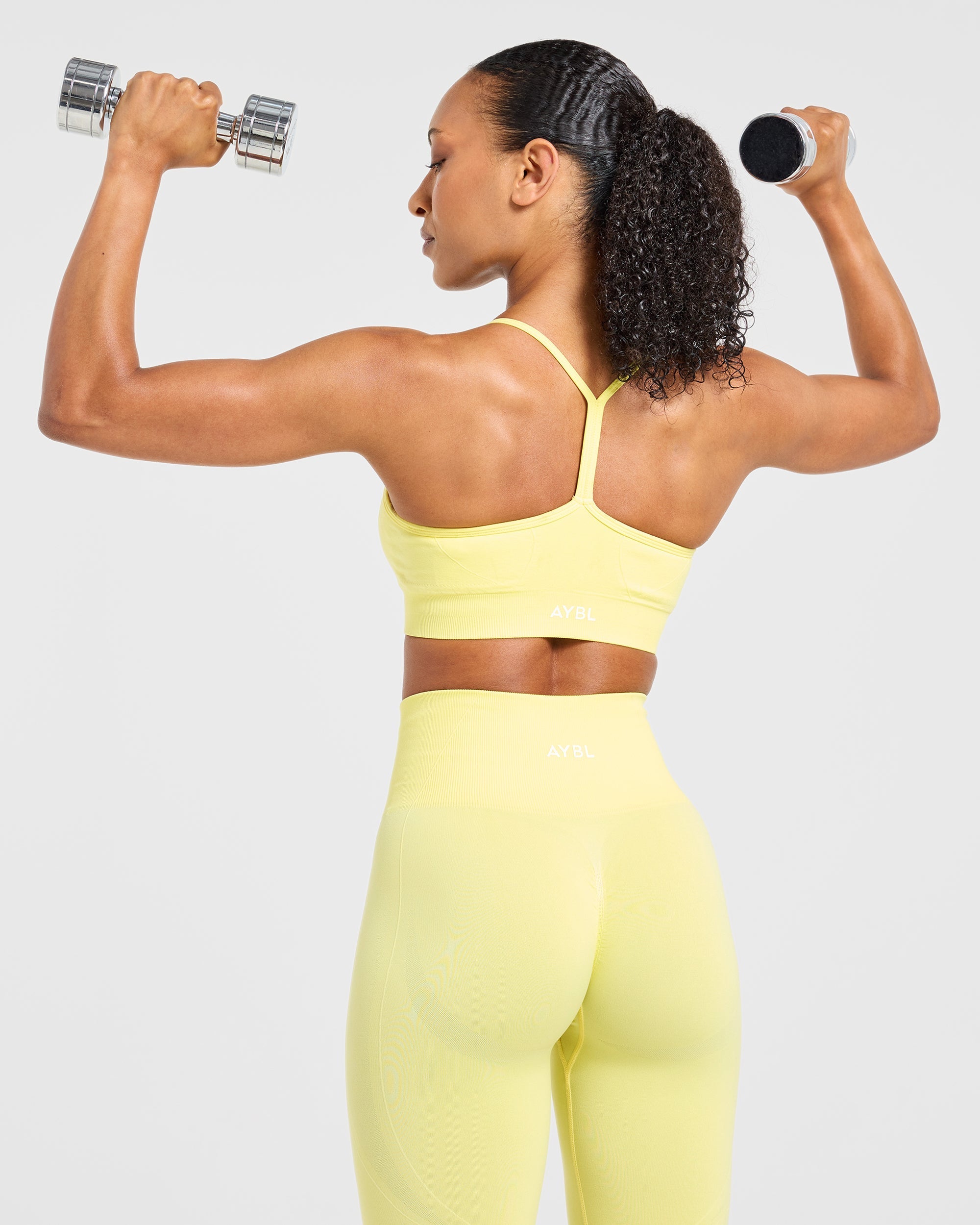 Empower Seamless Sports Bra - Lemon