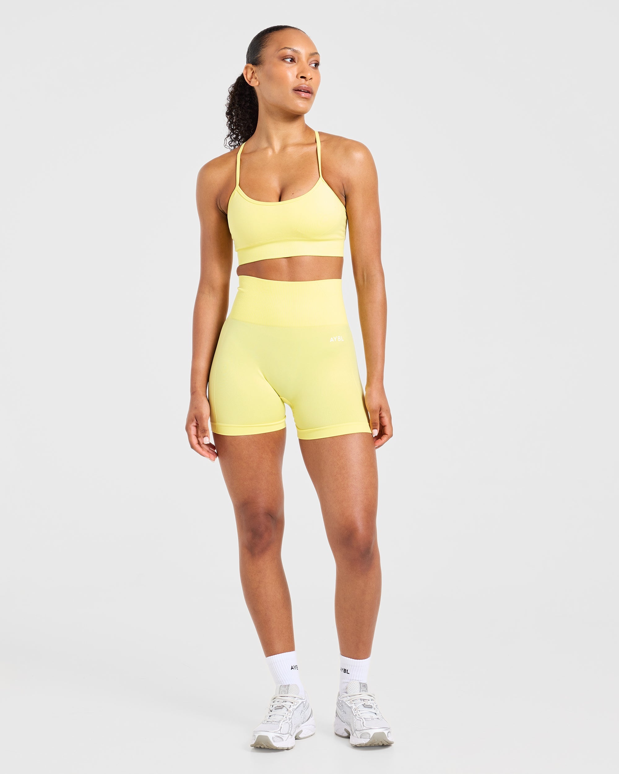 Empower Seamless Shorts - Lemon