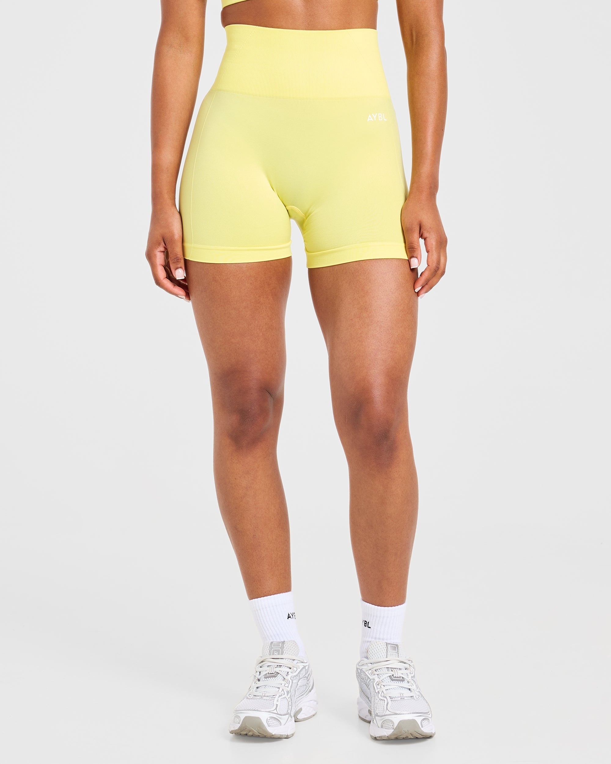 Empower Seamless Shorts - Lemon