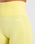 Empower Seamless Shorts - Lemon