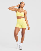 Empower Seamless Shorts - Lemon