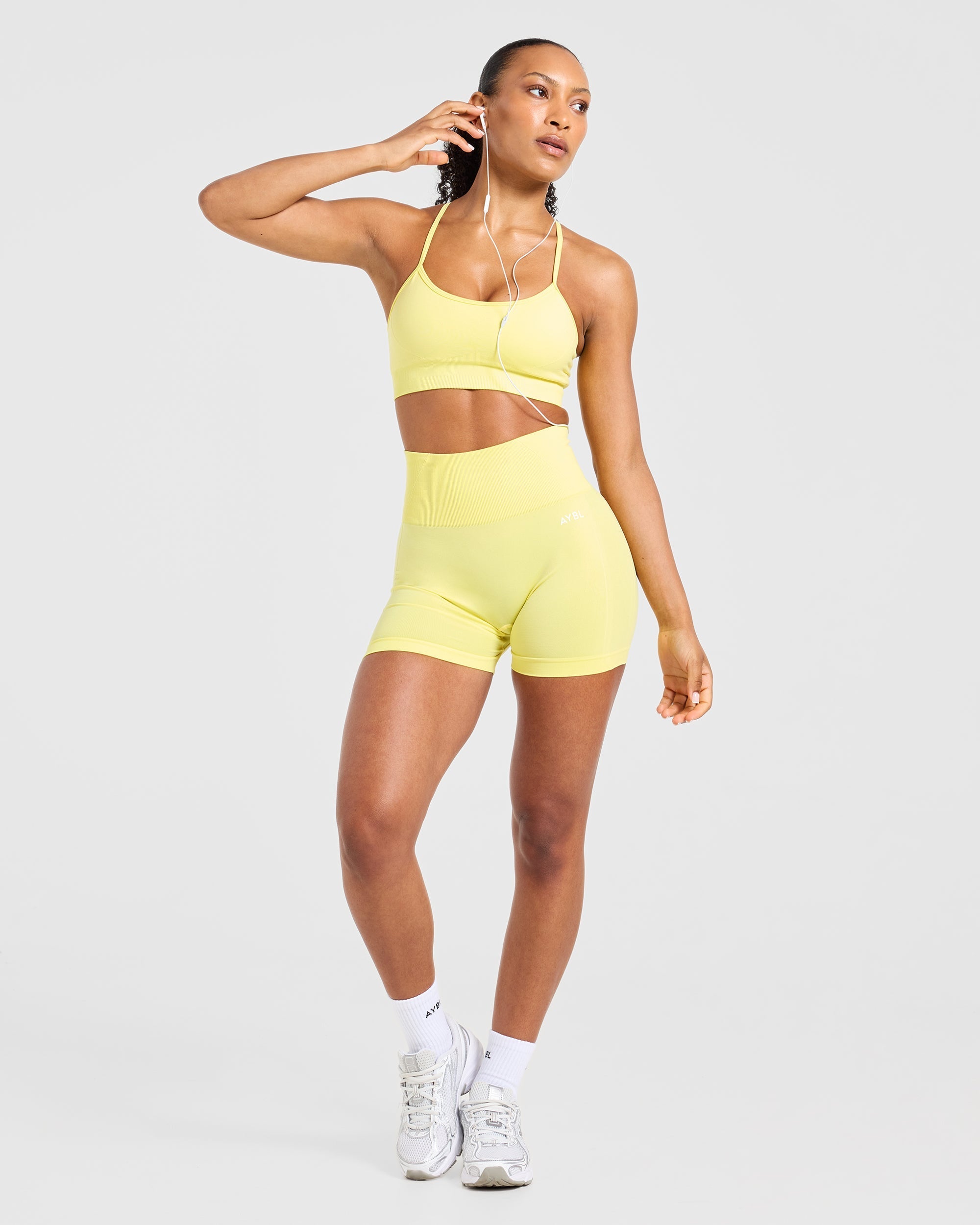 Empower Seamless Shorts - Lemon