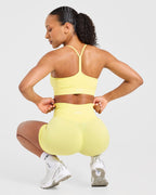 Empower Seamless Shorts - Lemon