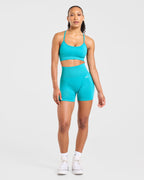 Empower Seamless Sports Bra - Deep Teal