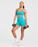 Empower Seamless Shorts - Deep Teal