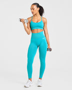 Empower Seamless Leggings - Deep Teal