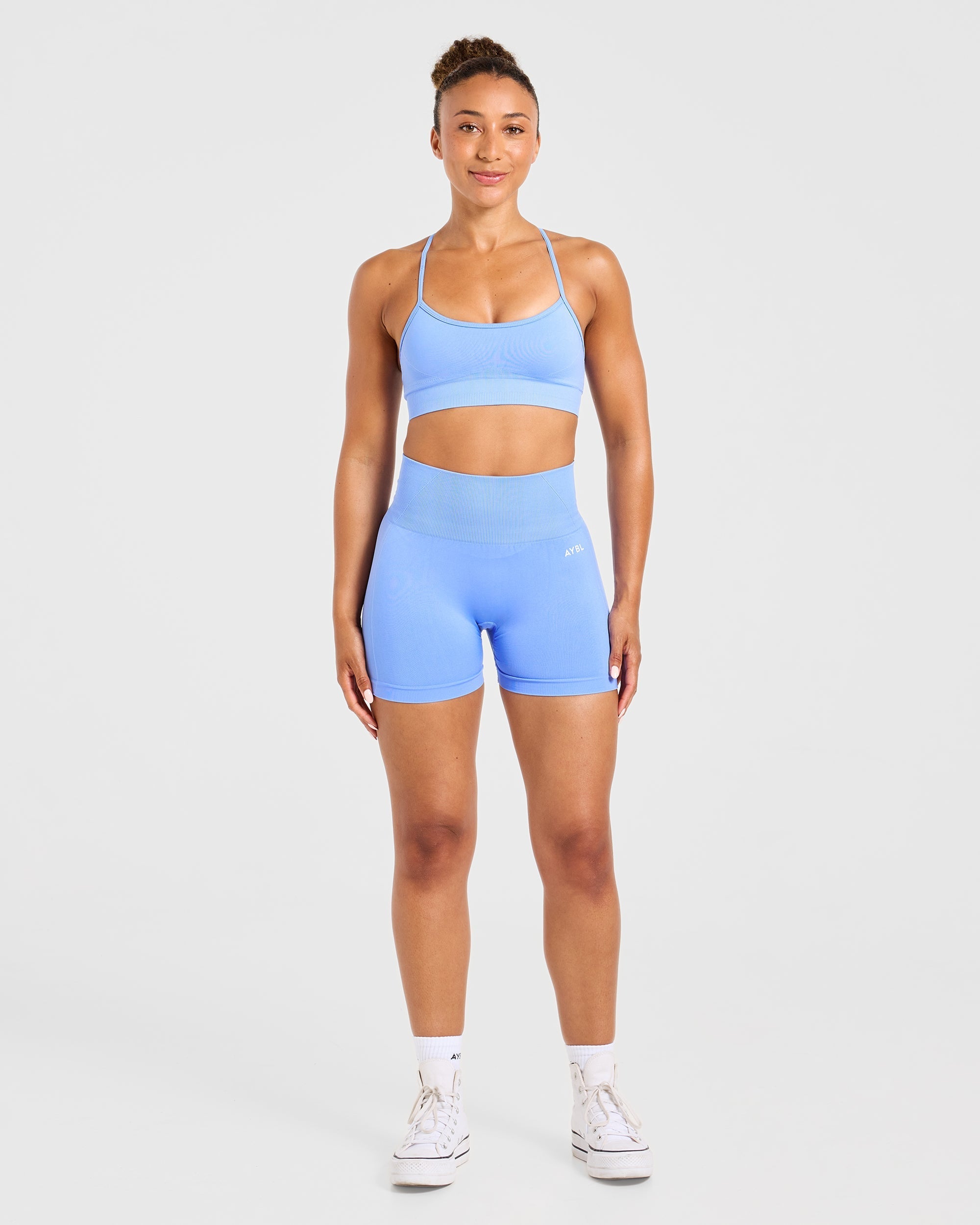 Empower Seamless Shorts - Periwinkle