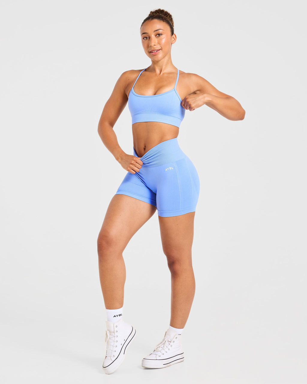 Empower Seamless Shorts - Periwinkle