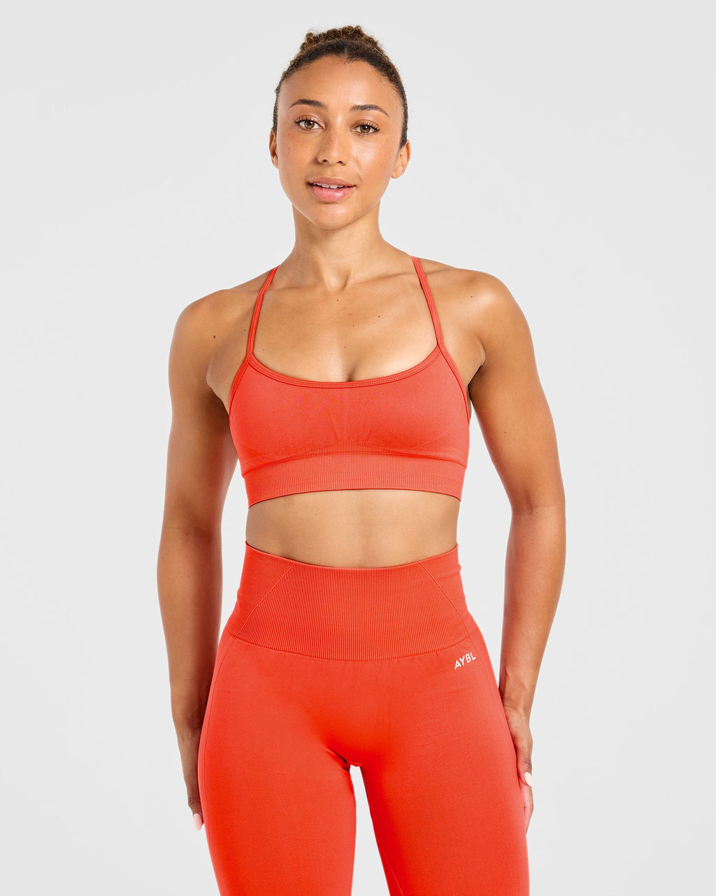 Empower Seamless Sports Bra - Hot Oranje