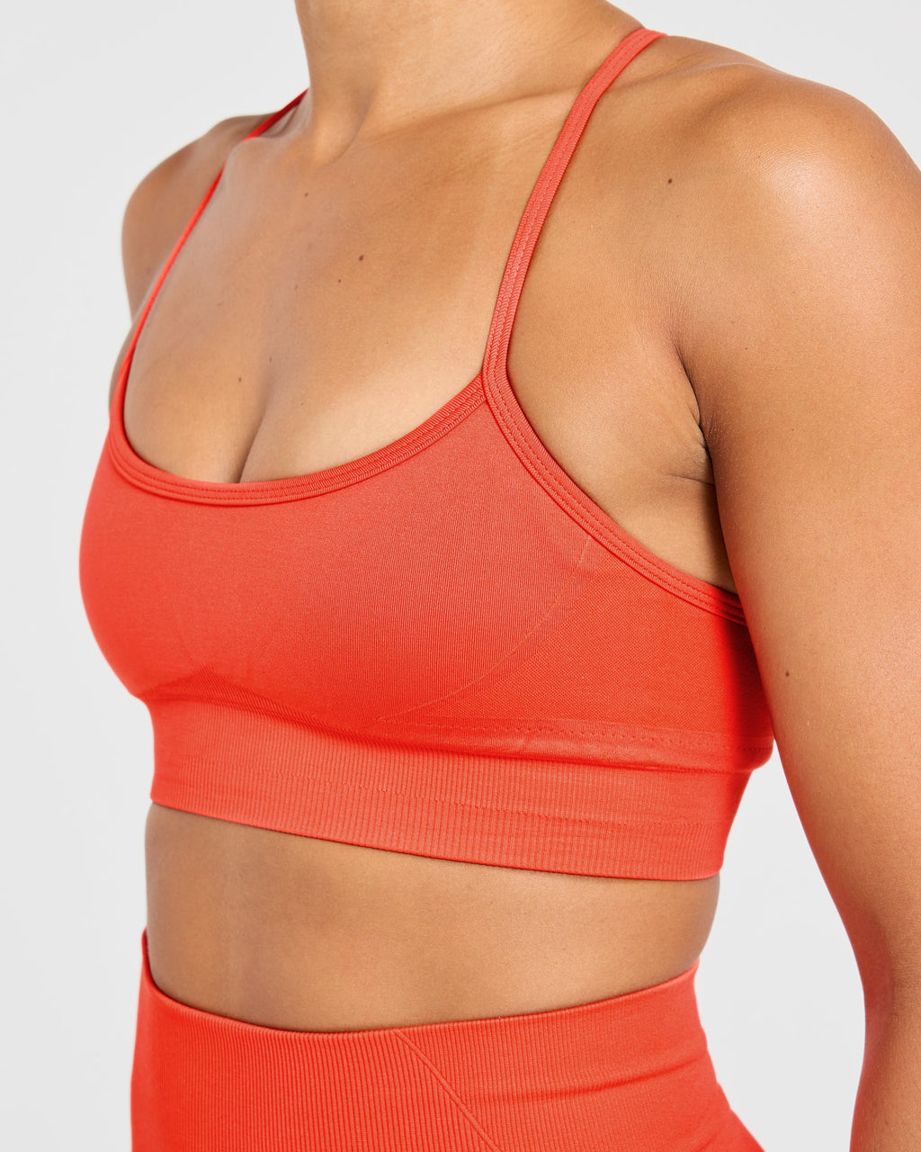 Empower Seamless Sports Bra - Hot Oranje