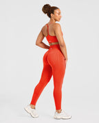 Empower Seamless Leggings - Hot Oranje