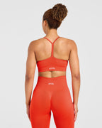 Empower Seamless Sports Bra - Hot Oranje