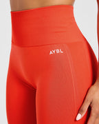 Empower Seamless Leggings - Hot Oranje