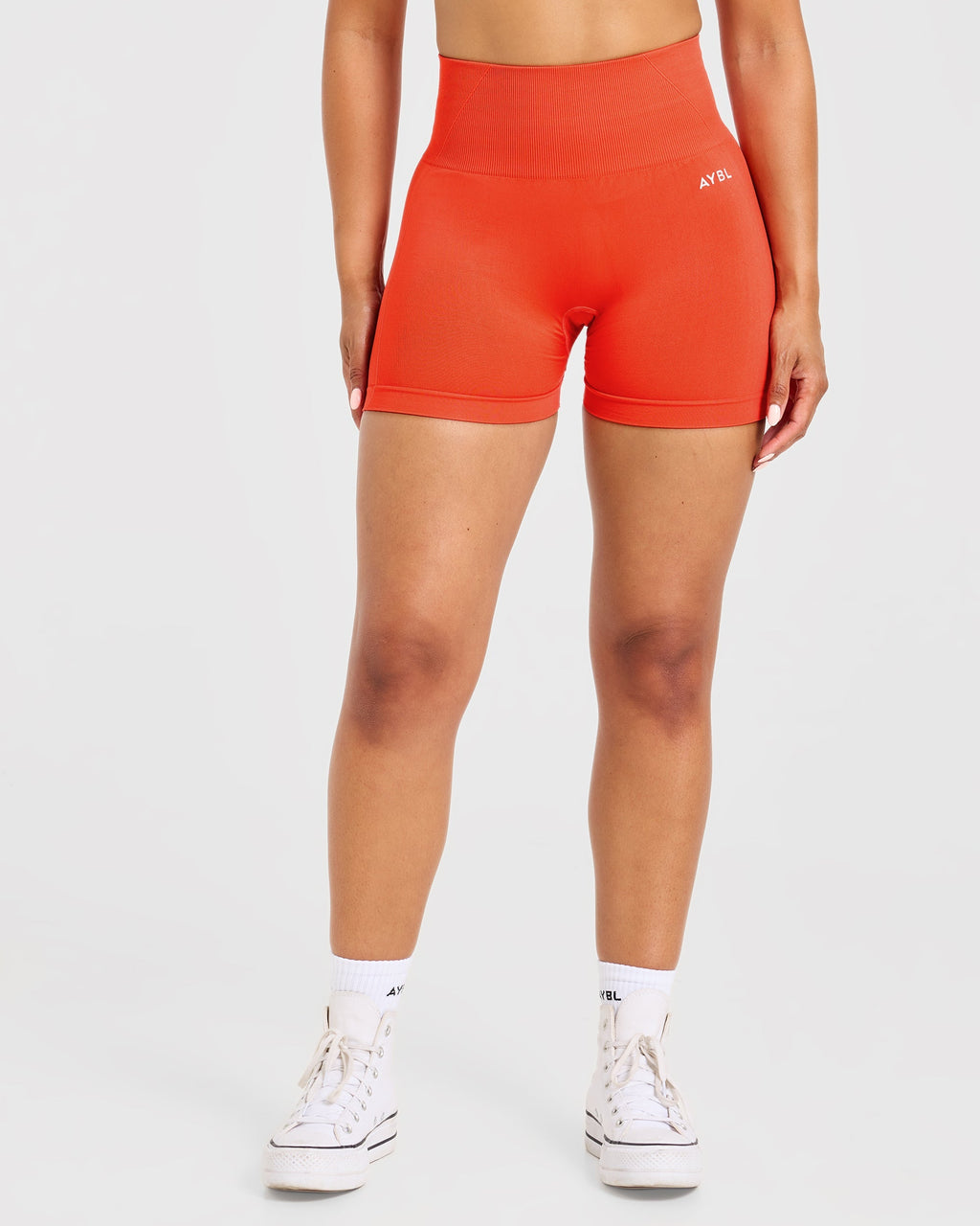 Empower Seamless Shorts - Hot Oranje