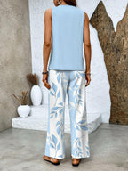 Jamie | Elegant Top & Wide-Leg Trouser Set