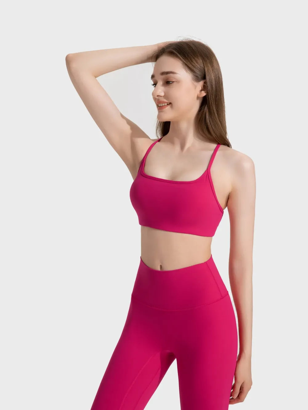 Norevielle Crisscross Back Active Cami, color option