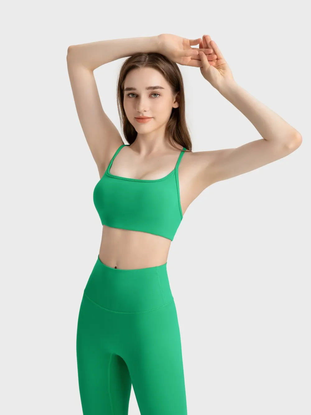 Norevielle Crisscross Back Active Cami, color option