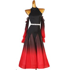 Modern Dance Dress Stand-Up Collar Mesh Sleeve Long Skirt Performance Clothing High-End Custom Child Woman Competition Clothes