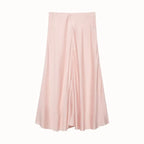 Women's Skirts 2026 Spring Summer Fashion Elastic Waist Flared Skirt Elegant Female A-line Skirt High Waist Casual Skirts