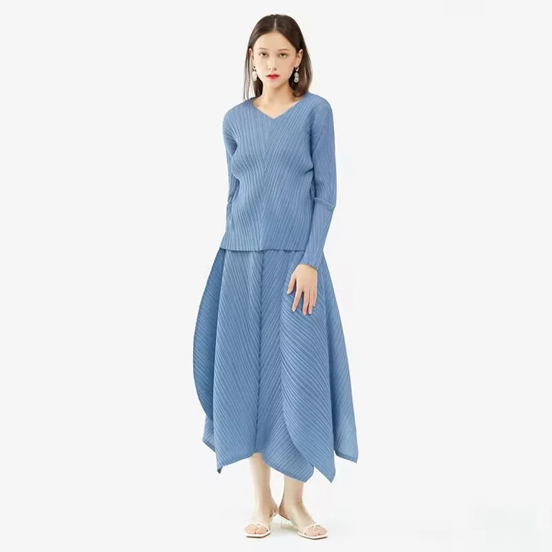 Skirts for Women Woman Clothes New Beautiful Lssey Miyake Solid Color 2025 Spring and Summer new big Skirt Women's Dress Skirts