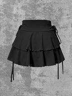 New Solid Color Skirt Women Summer Fashion Outdoor Versatile High Waist Slim Fit Elastic Waist Short Skirt Goods In Stock