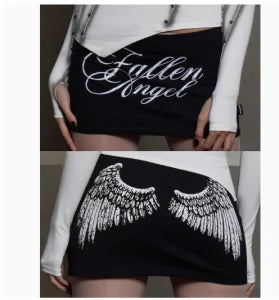 Women's Skirts Street Style Retro High Street Versatile Classic Striped Mini Skirt Skirts for Women Mini Skirt